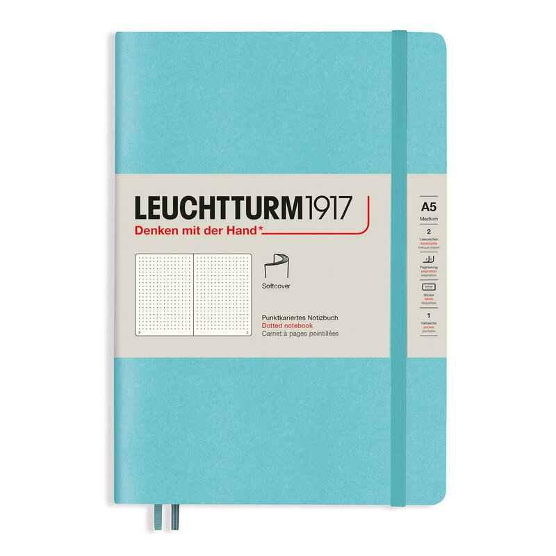 Leuchtturm Notebook A5 Soft Dotted Aquamarine
