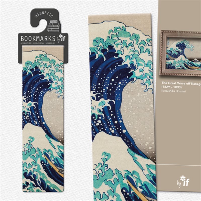 Classics Magnetic Bookmarks - The Great Wave