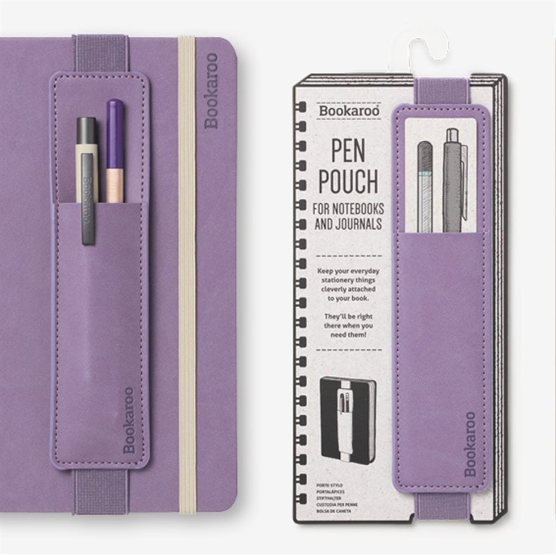 Bookaroo Pen Pouch - Aubergine