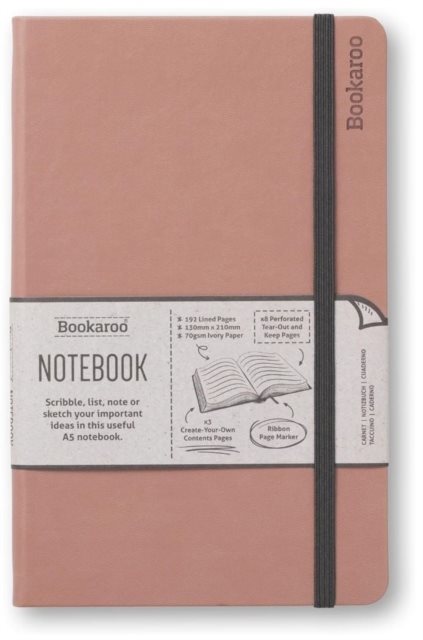 Bookaroo Notebook (A5) Journal - Blush