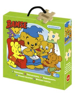 Pussel 9 bit. Bamse läser