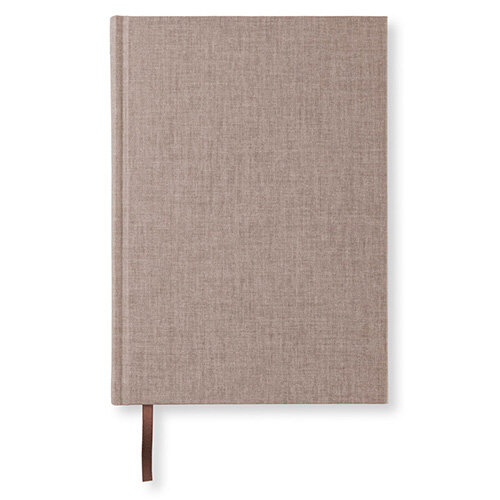 Notebook A5 Plain Brown Oak