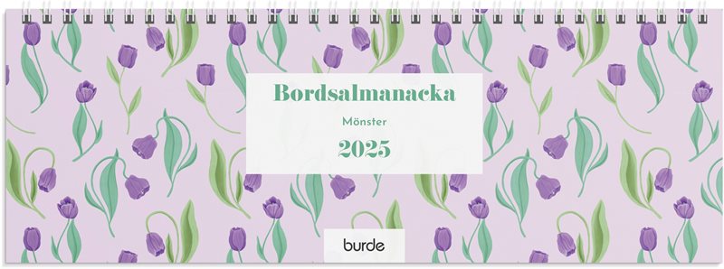 Kalender 2025 Bordsalmanackan Mönster