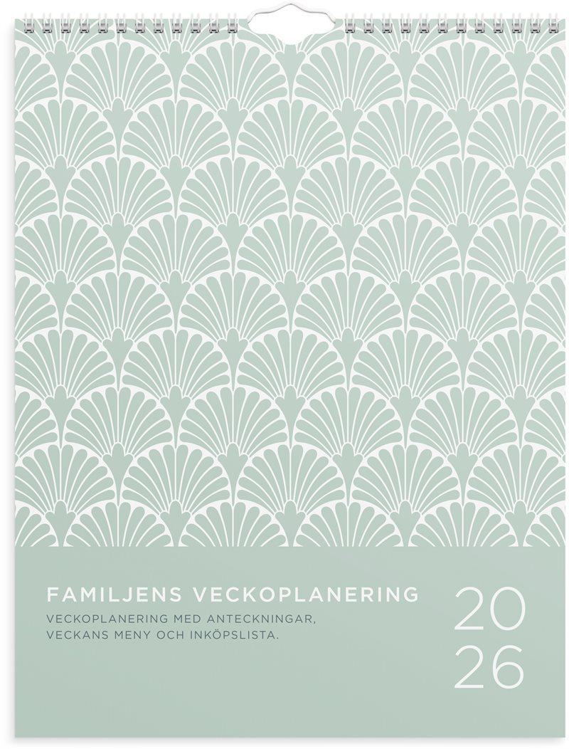 Familjekalender 2026 Familjens veckoplanering