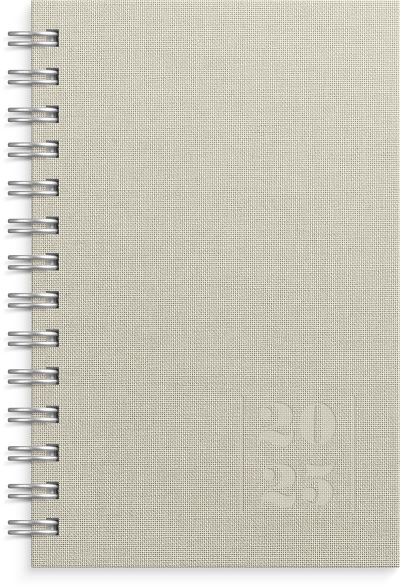 Kalender 2025 Leader Textile beige