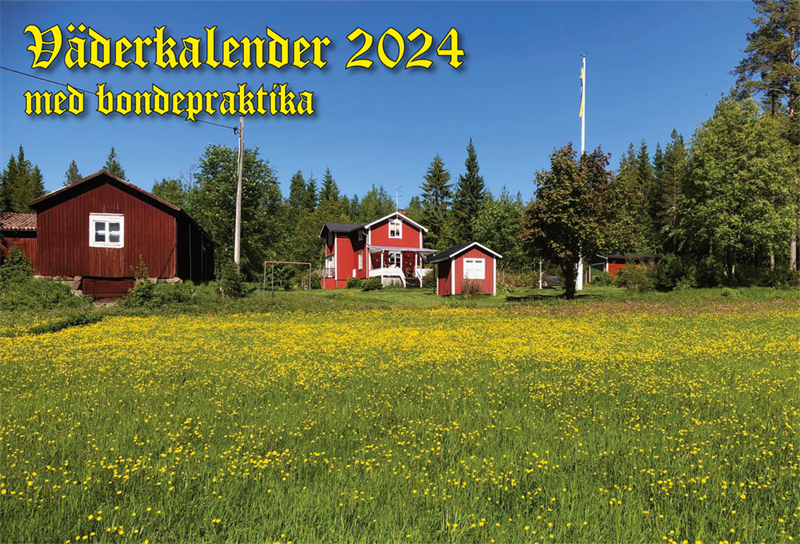 Väderkalendern med bondepraktikan 2024