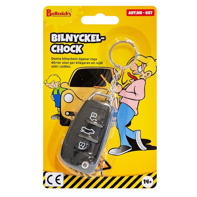 Bilnyckel, chock  - Buttericks