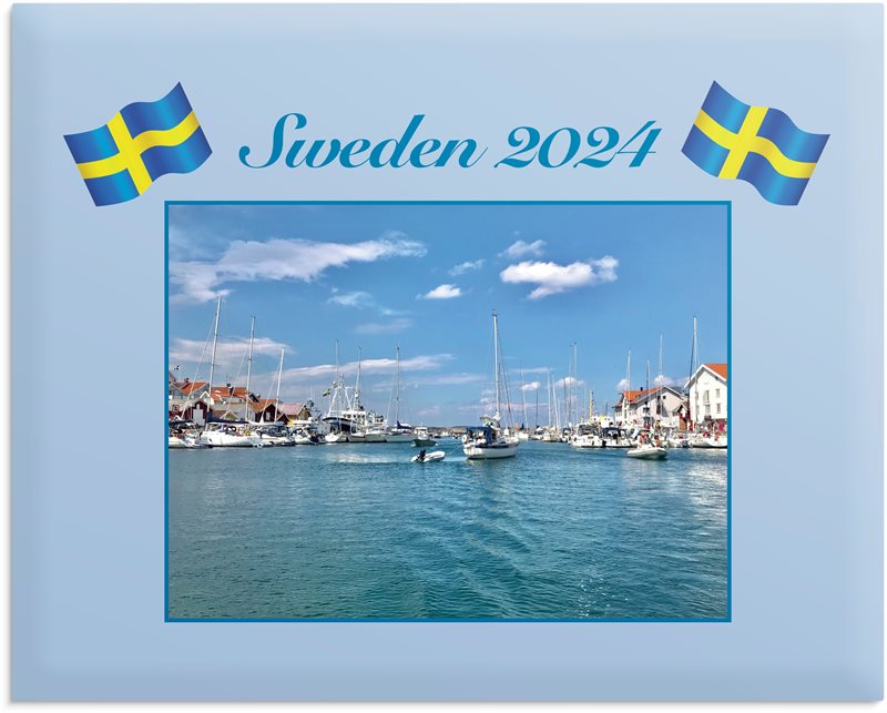 Väggkalender 2024 Sweden med kuvert