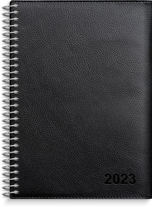 Kalender 2023 Senator A6 Twist svart