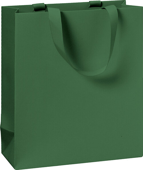 Presentpåse 18x8x21 cm Mörk grön