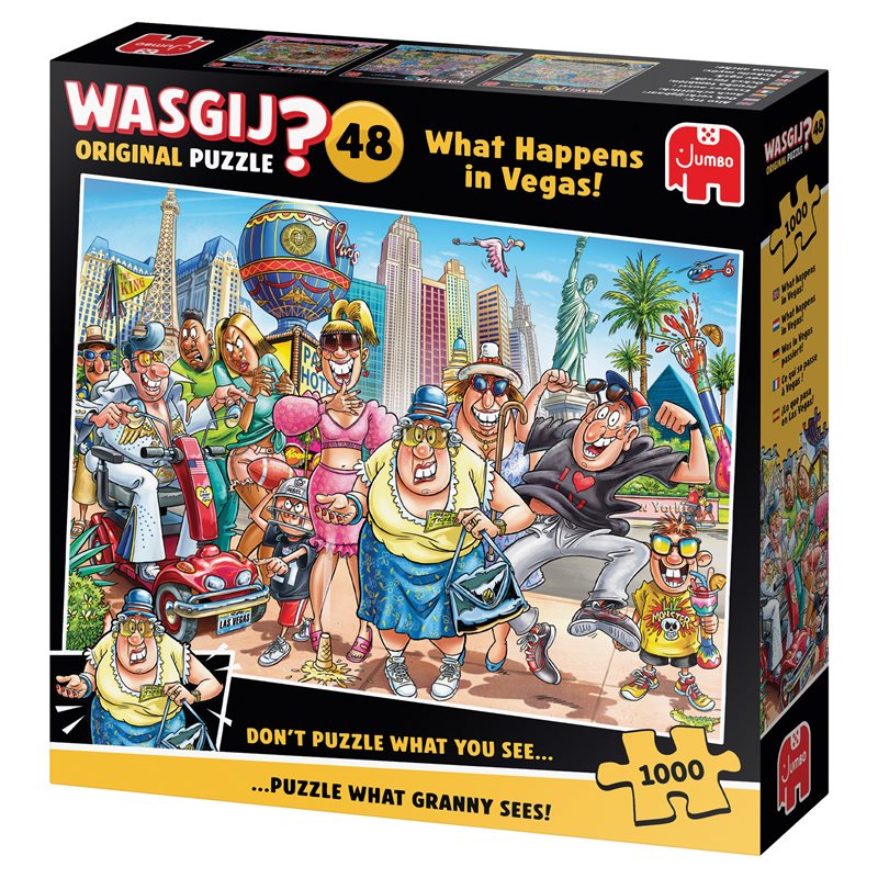 Pussel Wasgij Original 48 What Happens in Vegas! - 1000 Bitar