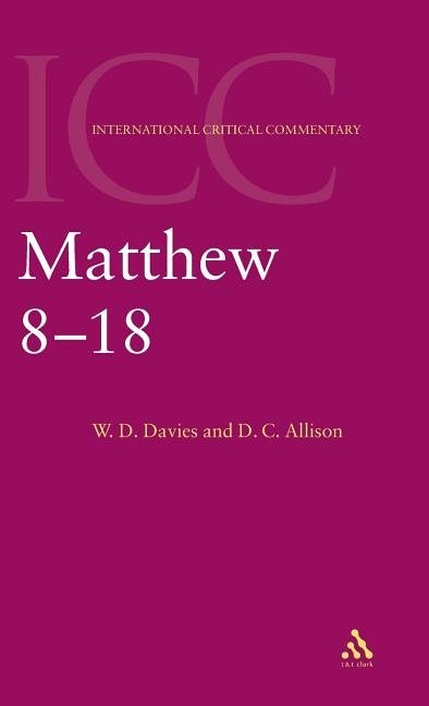 Matthew 8-18 - a commentary