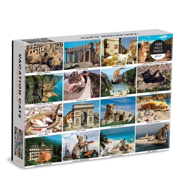 Vacation Cats 1500 Piece Puzzle