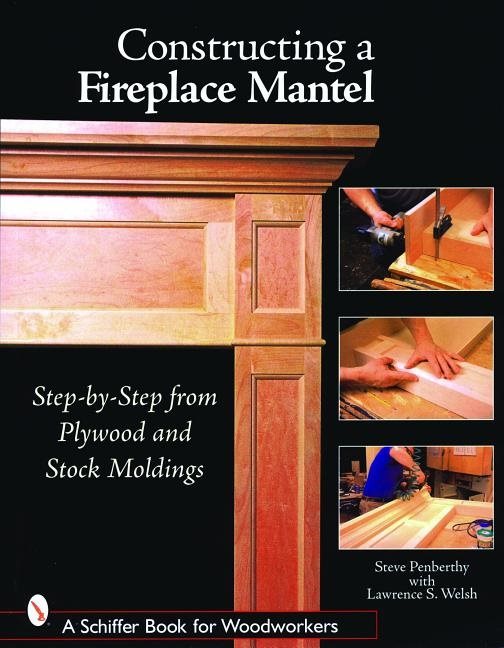 Constructing a fireplace mantel - step-by-step from plywood and stock moldi