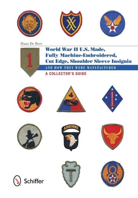 U.s.-made, fully machine-embroidered, cut edge shoulder sleeve insignia of