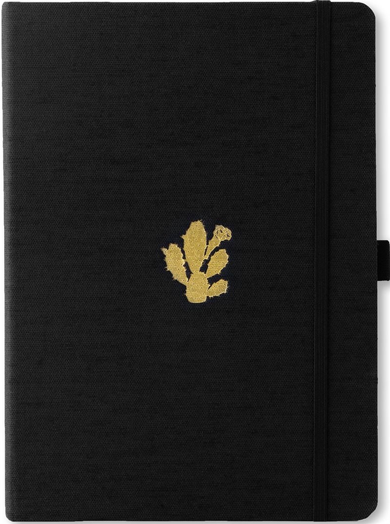 Dingbats* Pro B5 Lined - Black Cactus Notebook
