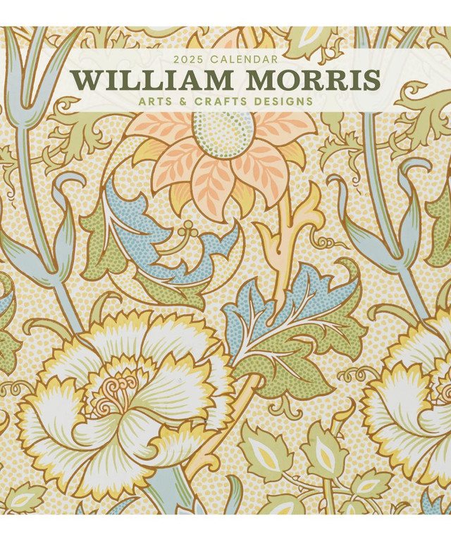 William Morris: Arts & Crafts Designs CAL25113: 2025 Wall Calendar