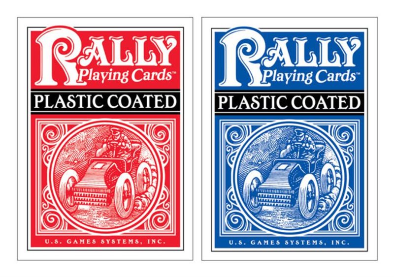 Plastic-Coated Rally Playing Cards BLUE