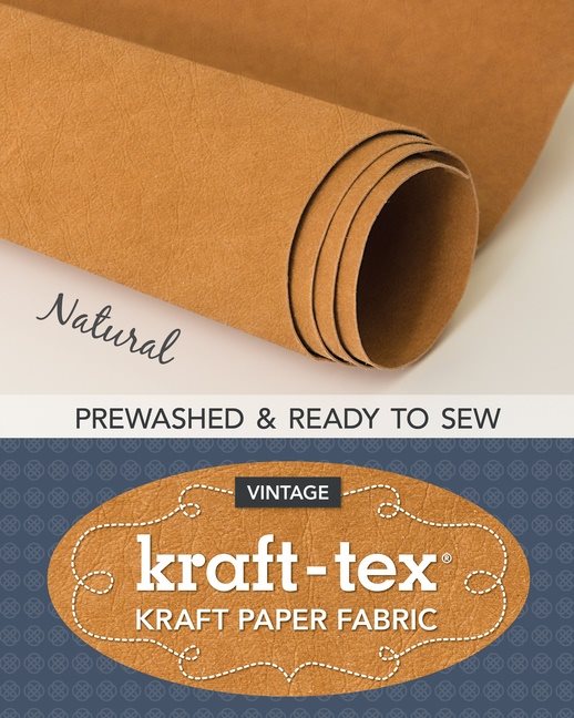 kraft-tex® Vintage Roll, Natural Prewashed