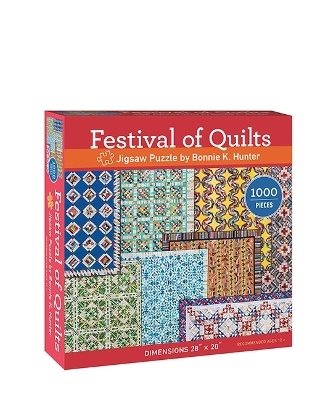 Festival of Quilts Jigsaw Puzzle: 1000 Pieces, Dimensions 28 X 20