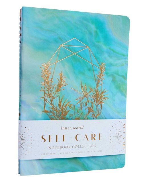 Self-Care Sewn Notebook Collection (Set of 3 Ruled Pages)