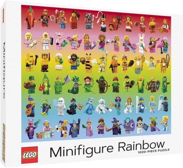 LEGO Minifigure Rainbow 1000Piece Puzzle