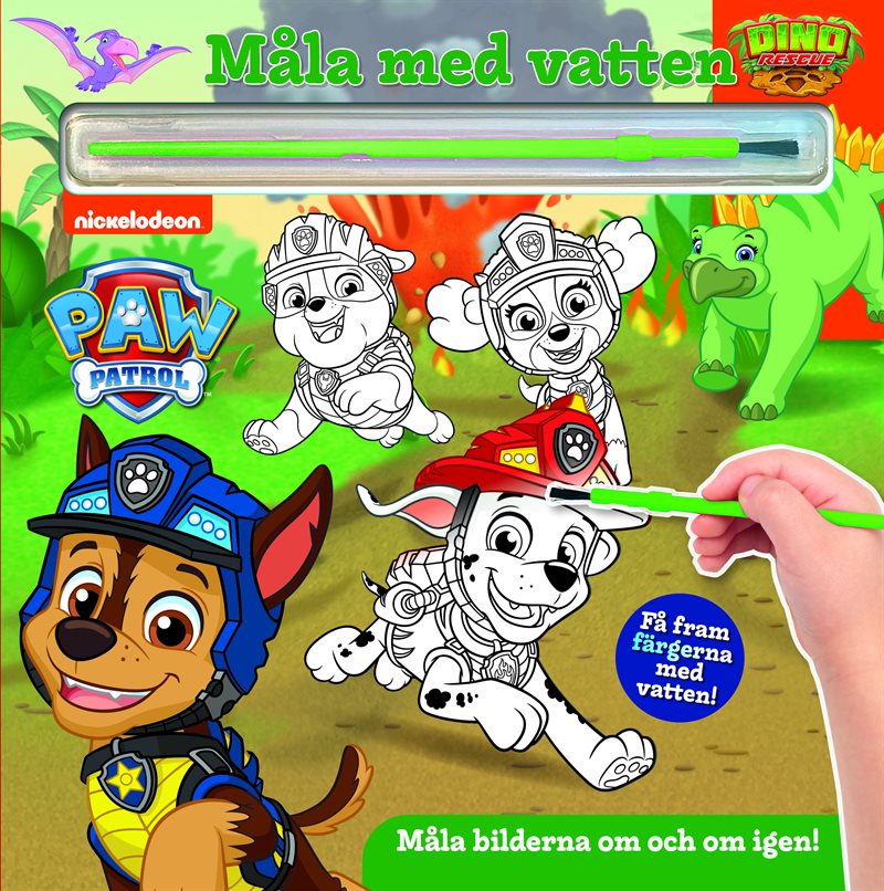 Måla med vatten : Paw Patrol Dino