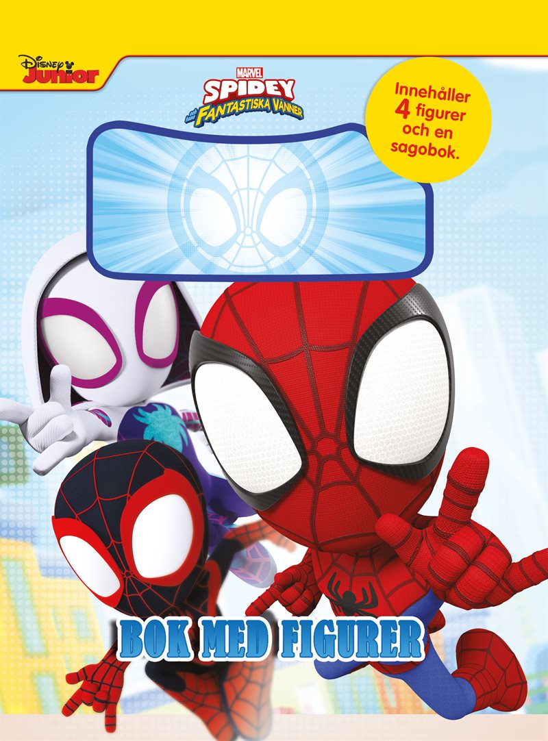 Marvel - Spidey & his Amazing Friends (4 figurer och bok)