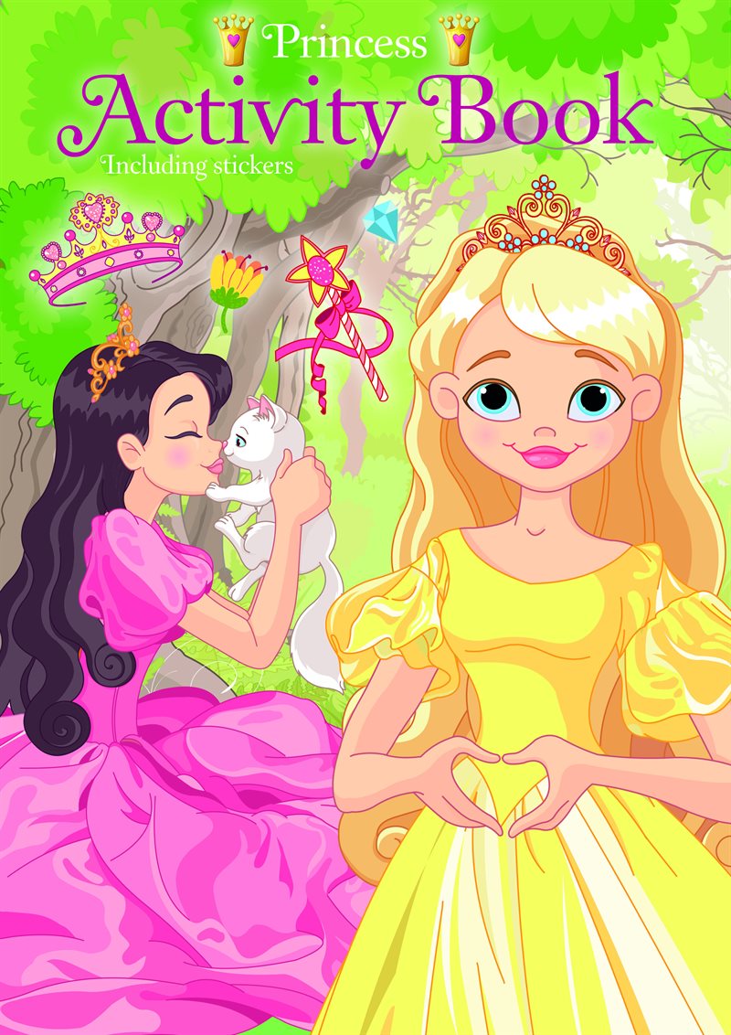 Princess - Activity book - Including stickers