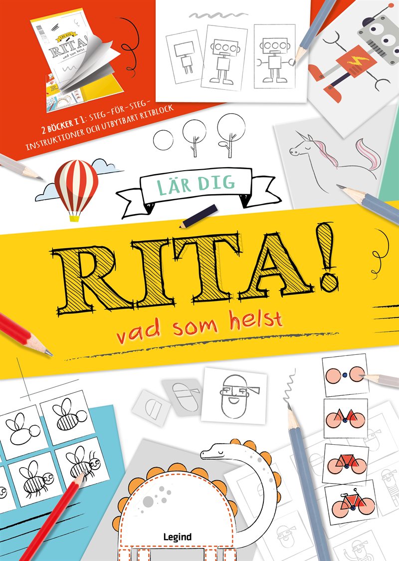 Lär dig rita! - vad som helst : bok och ritblock