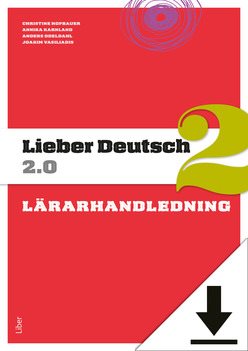 Lieber Deutsch 2 2.0 Lärarhandledning (nedladdningsbar)