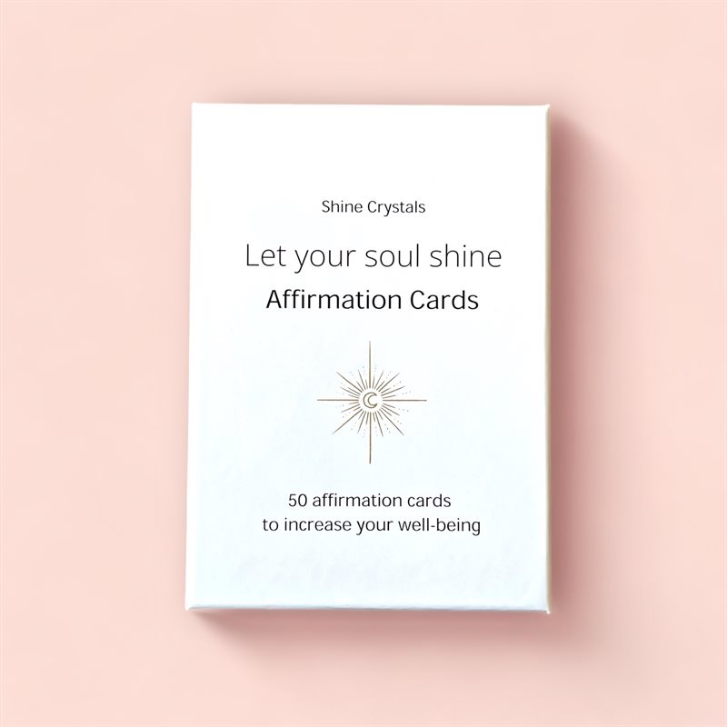 Affirmationskort - Let your soul shine