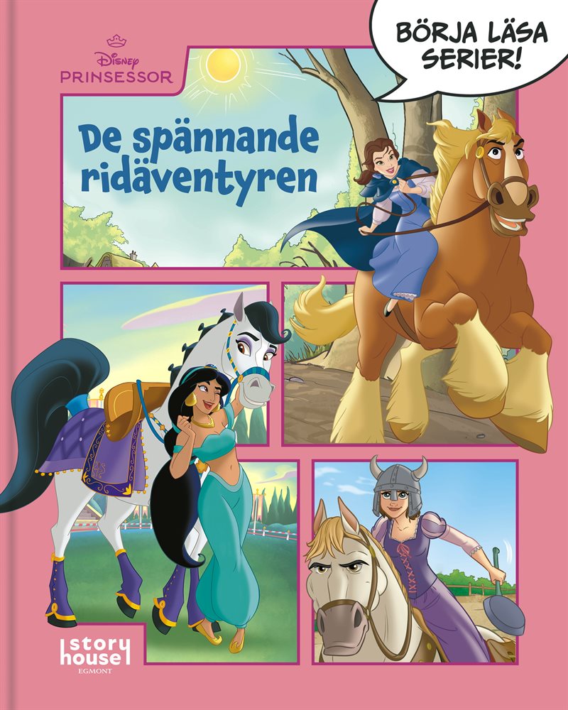 Börja läsa serier - Disney prinsessor De spännande ridäventyren