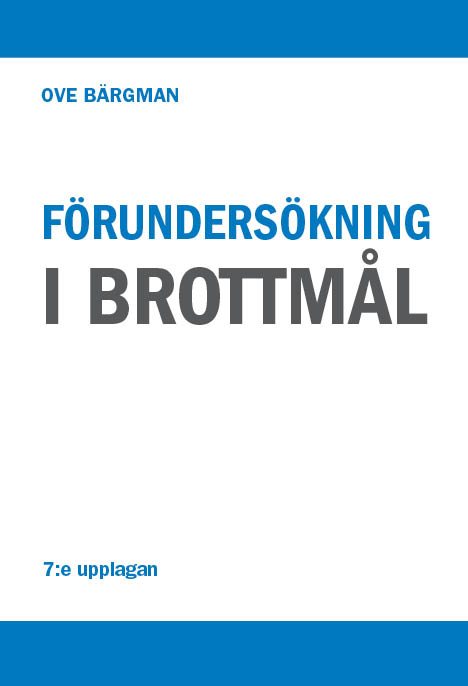 Förundersökning i brottmål