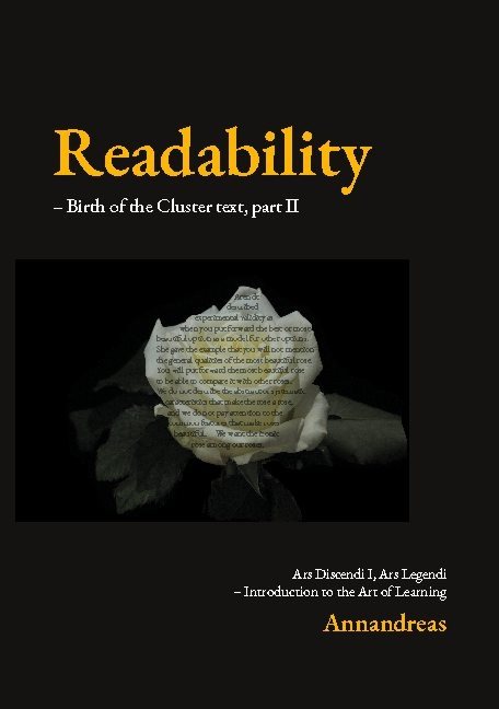 Readability : birth of the cluster text - introduction to the art of learning. Part II