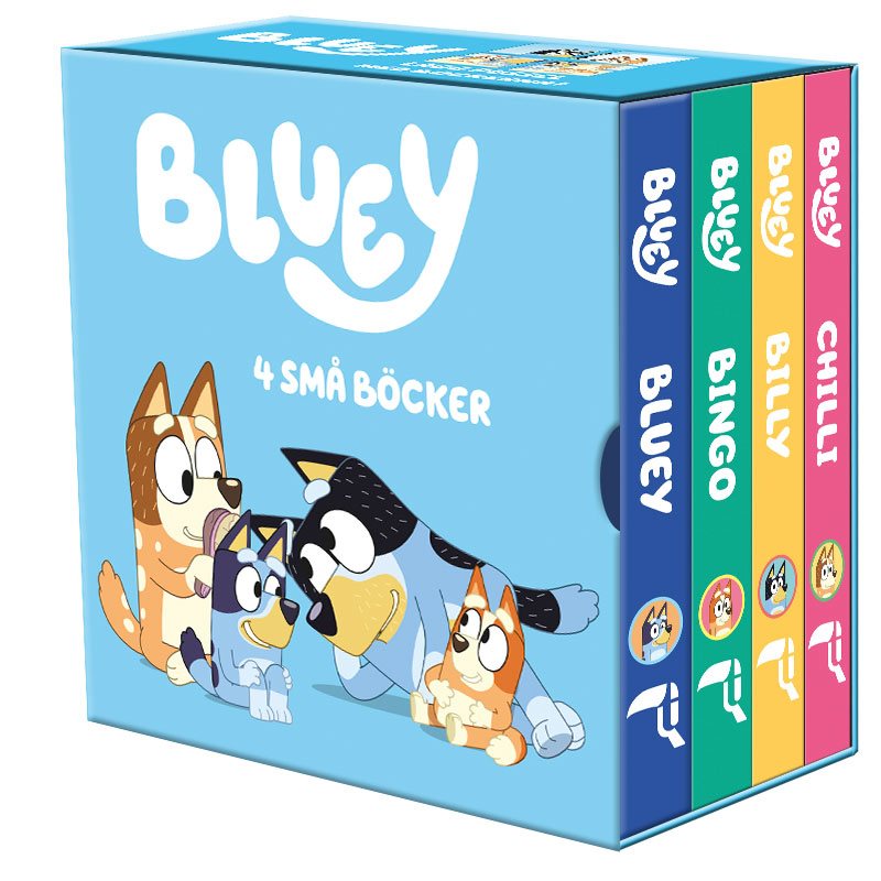 Bluey 4 små böcker