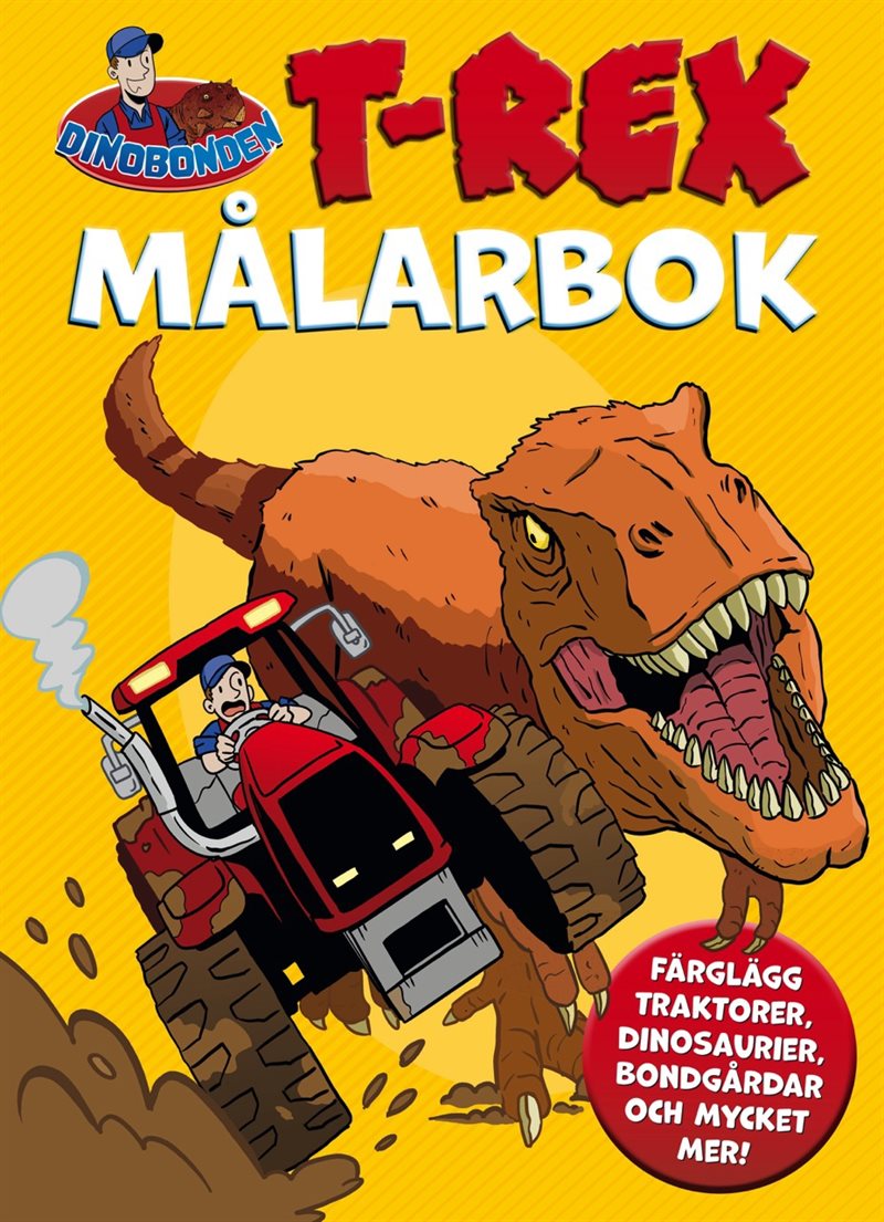 T-rex målarbok