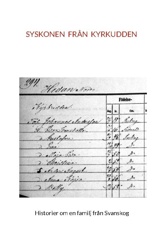 Syskonen från Kyrkudden : om en familj från Svanskog