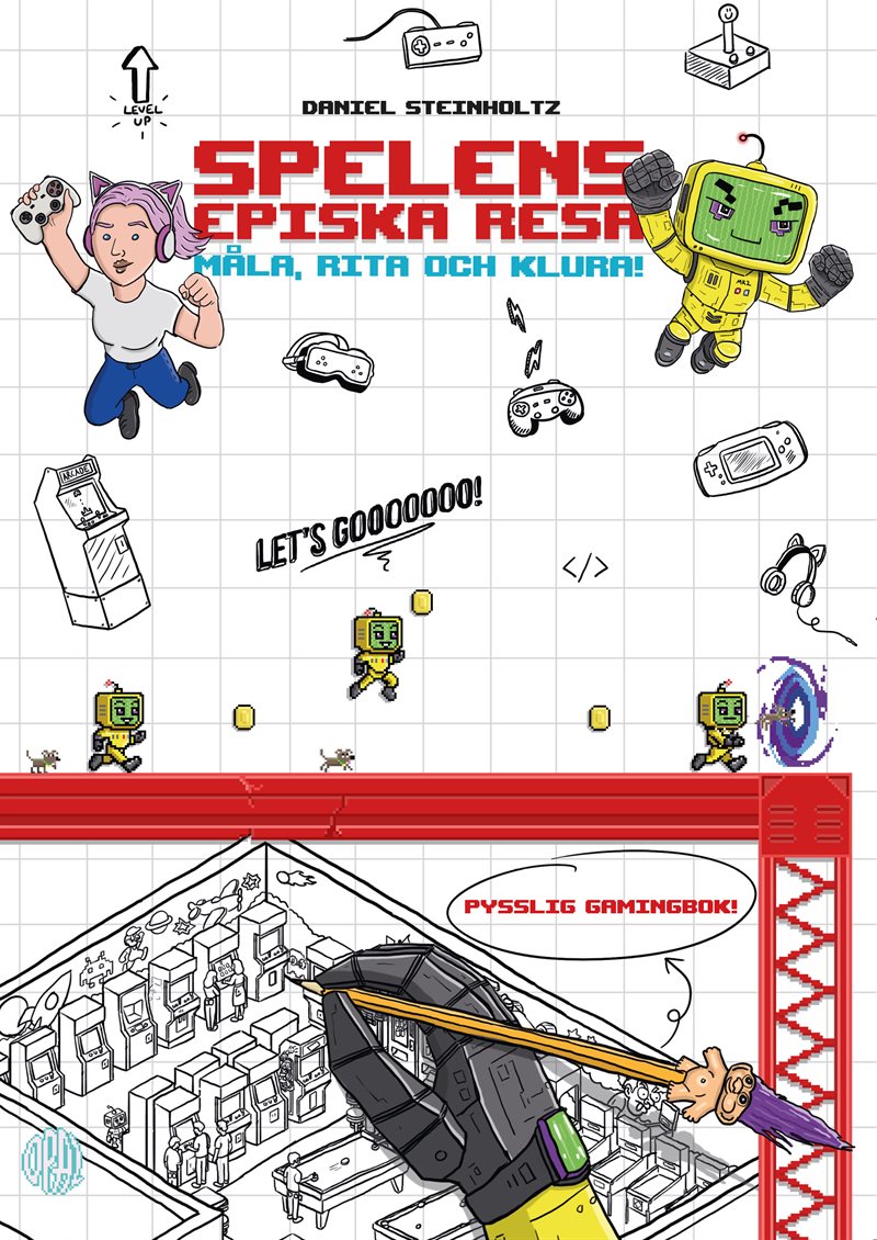 Spelens episka resa - målarbok