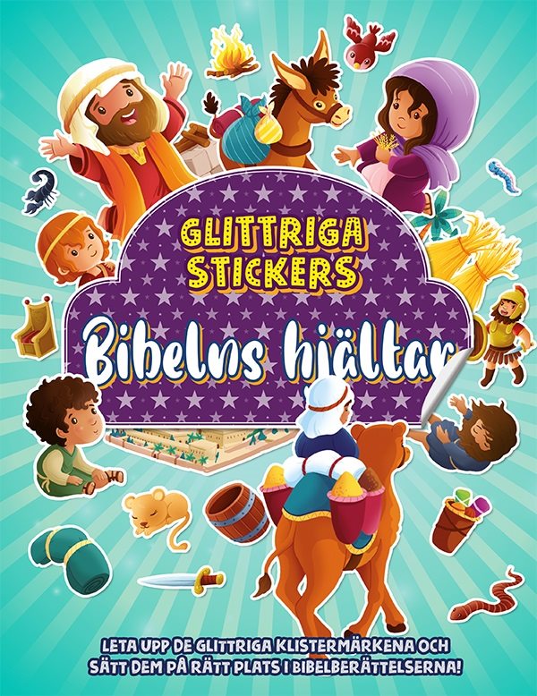 Glittriga stickers - Bibelns hjältar