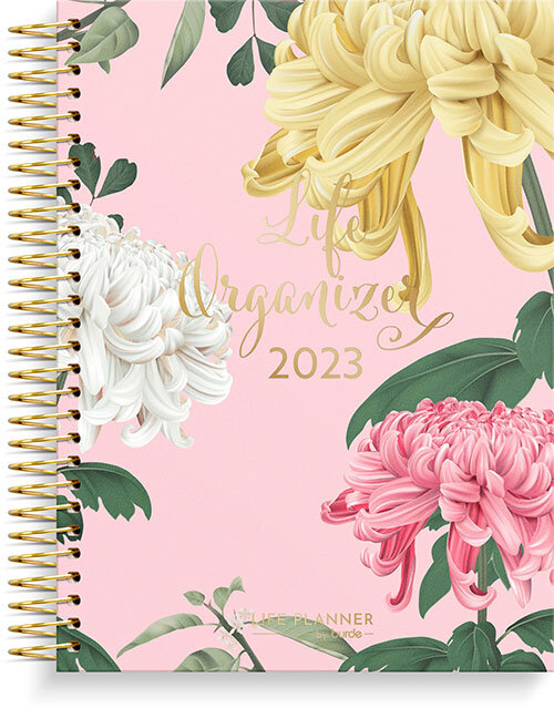 Kalender 2023 Life Organizer Blommor