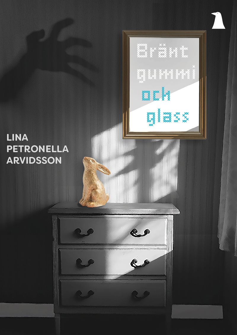 Bränt gummi och glass