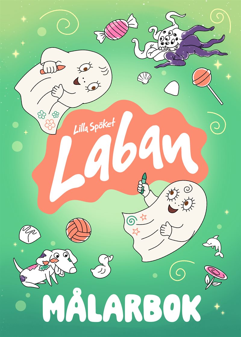 Lilla spöket Laban: målarbok