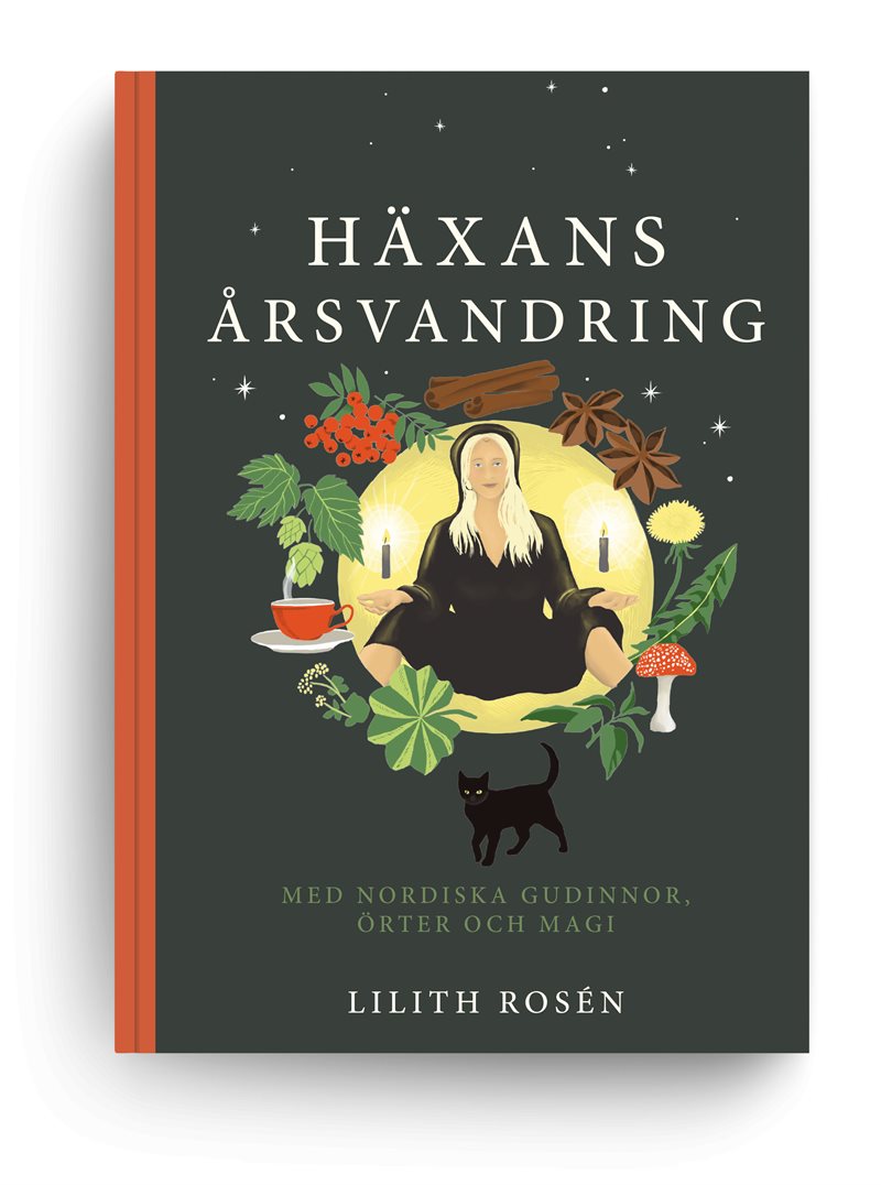 Häxans årsvandring, med nordiska gudinnor, örter och magi