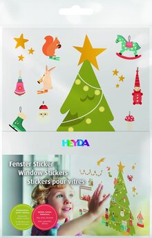 Fönsterstickers jul