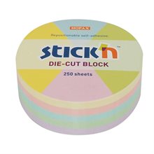 Stick´n Notiskub Pastell Rund