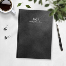 Företagarkalendern 2027 svart konstläder