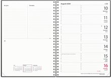 Kalender 2026 Stora Noteskalendern svart konstläder