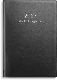 Lilla Fickdagboken 2027 svart plast