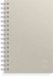 Kalender 2025 Dagbok Textile beige